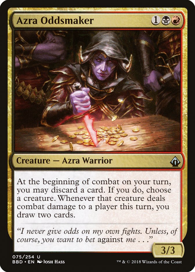 Magic the Gathering Card - Azra Oddsmaker - MTG Circle