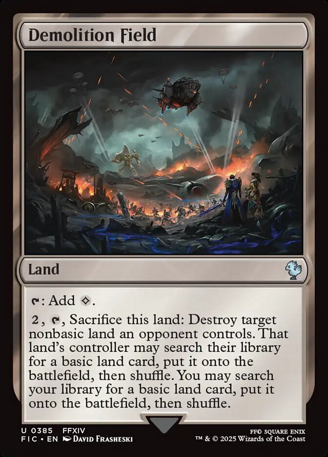 Magic the Gathering Card - Demolition Field - MTG Circle