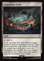 Magic the Gathering Card - Demolition Field - MTG Circle