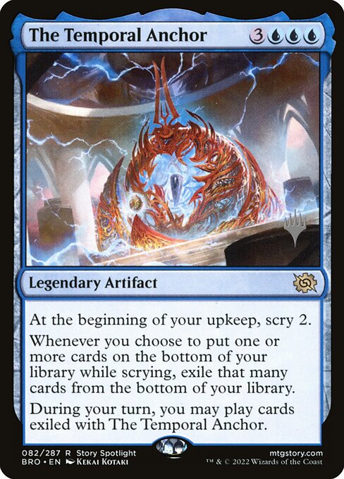 Magic the Gathering Card - The Temporal Anchor - MTG Circle