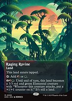 Magic the Gathering Card - Raging Ravine - MTG Circle