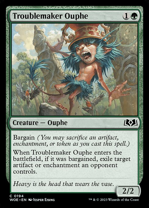 Magic the Gathering Card - Troublemaker Ouphe - MTG Circle
