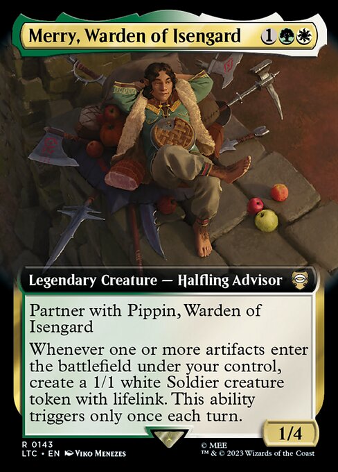 Magic the Gathering Card - Merry, Warden of Isengard - MTG Circle