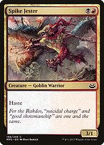 Magic the Gathering Card - Spike Jester - MTG Circle