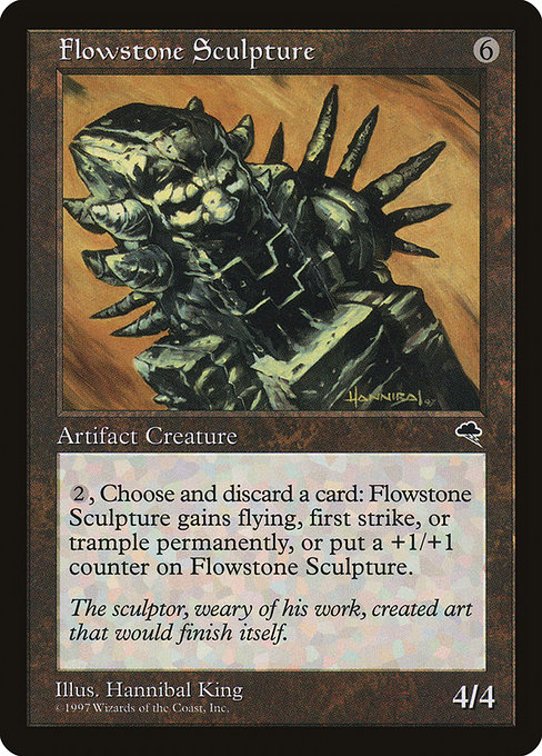 Magic the Gathering Card - Flowstone Sculpture - MTG Circle