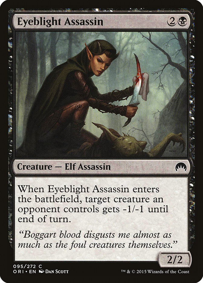 Magic the Gathering Card - Eyeblight Assassin - MTG Circle
