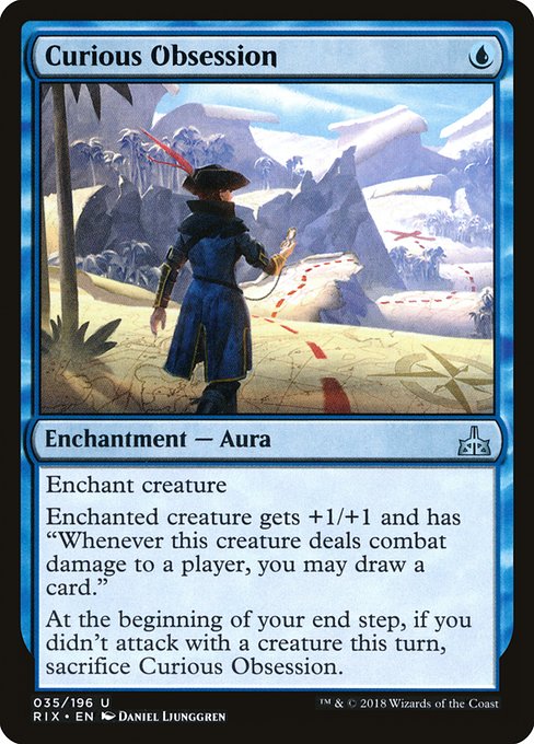 Magic the Gathering Card - Curious Obsession - MTG Circle