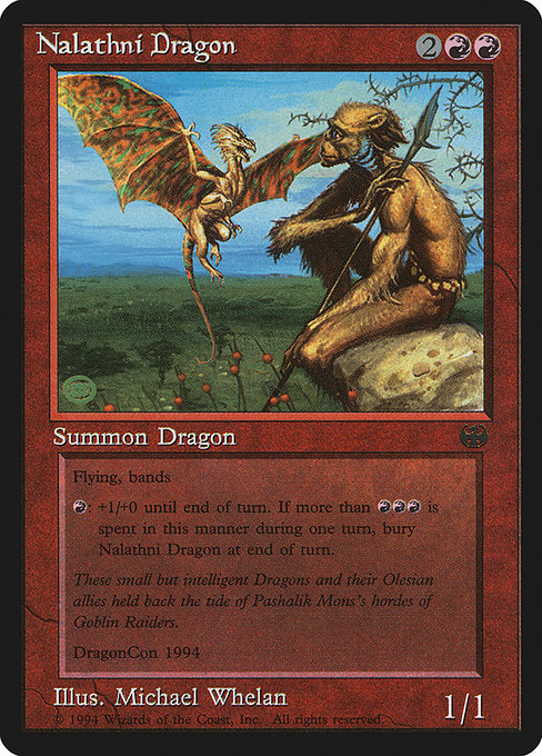Magic the Gathering Card - Nalathni Dragon - MTG Circle