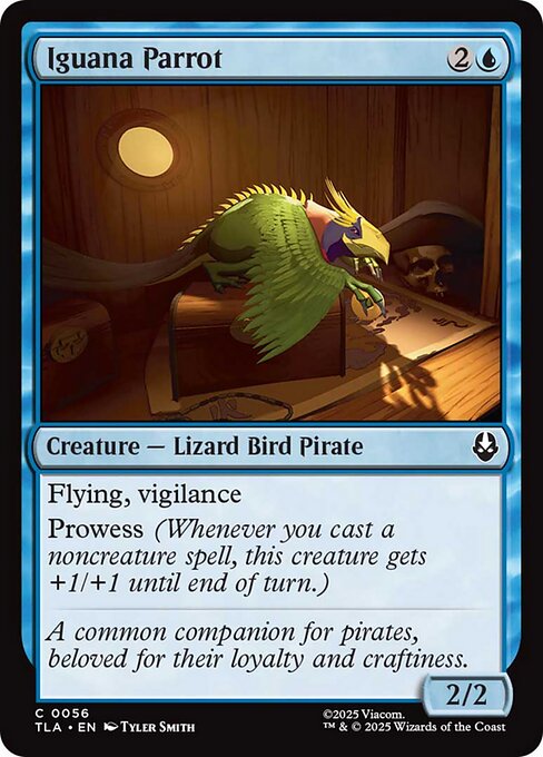 Magic the Gathering Card - Iguana Parrot - MTG Circle