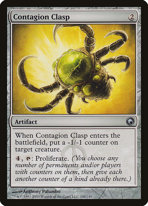 Magic the Gathering Card - Contagion Clasp - MTG Circle