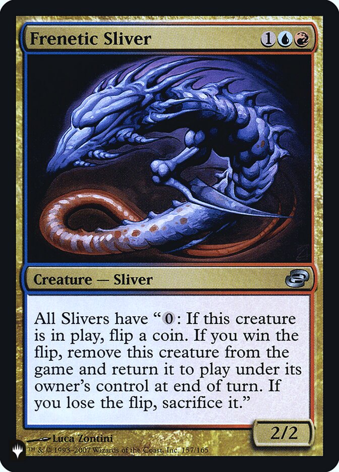 Magic the Gathering Card - Frenetic Sliver - MTG Circle