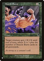 Magic the Gathering Card - Muscle Burst - MTG Circle