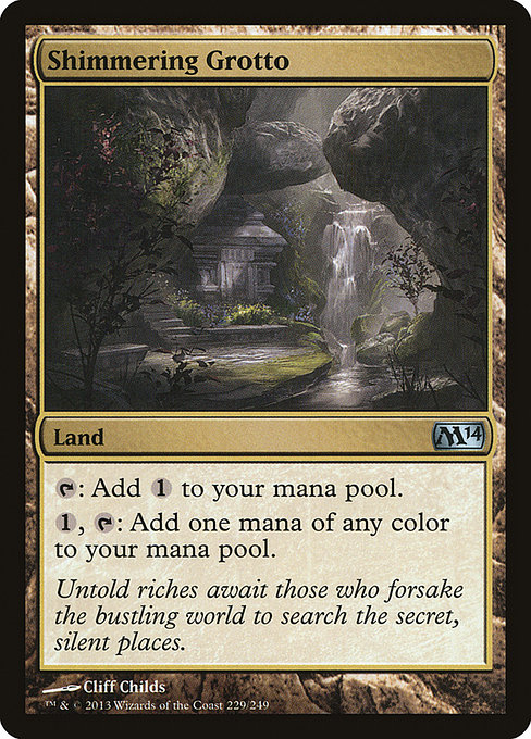 Magic the Gathering Card - Shimmering Grotto - MTG Circle