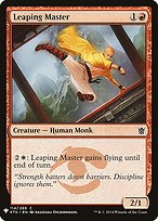 Magic the Gathering Card - Leaping Master - MTG Circle