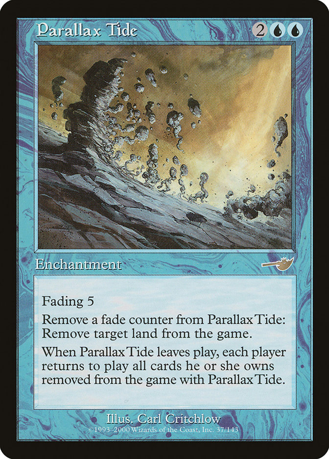 Magic the Gathering Card - Parallax Tide - MTG Circle