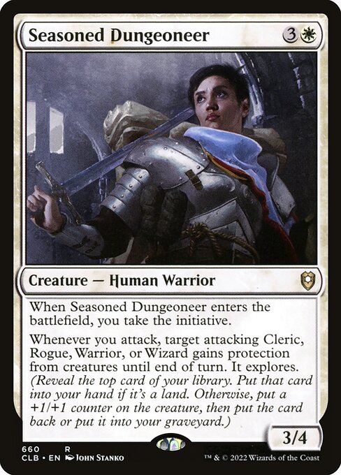 Magic the Gathering Card - Seasoned Dungeoneer - MTG Circle