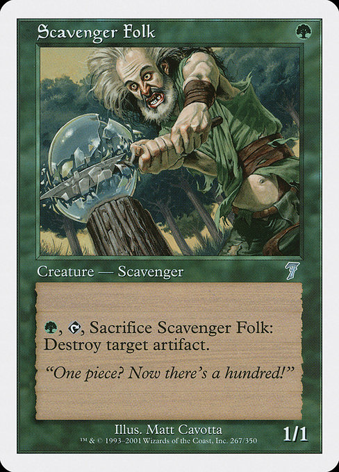 Magic the Gathering Card - Scavenger Folk - MTG Circle