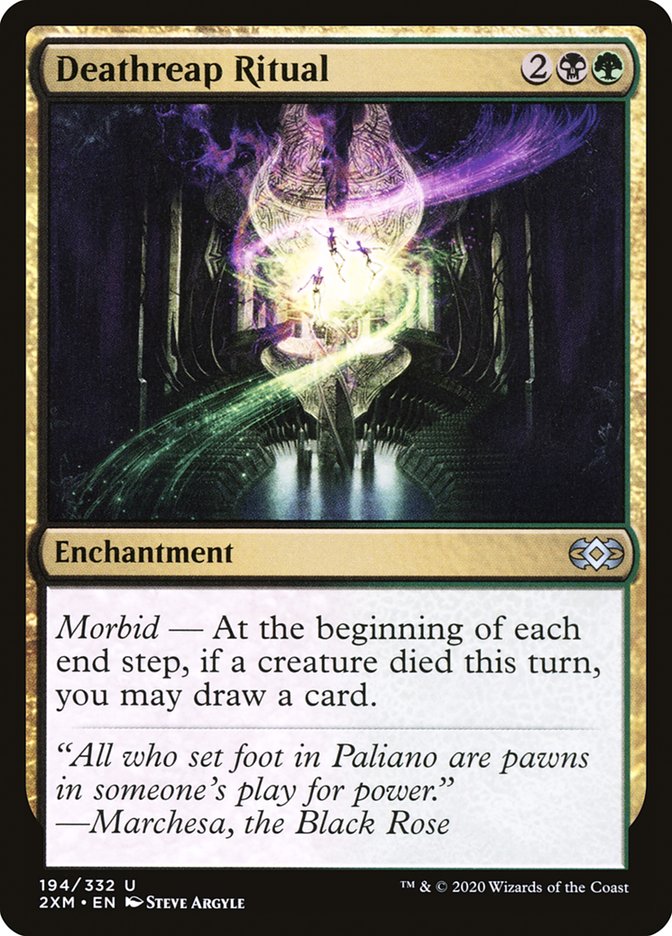 Magic the Gathering Card - Deathreap Ritual - MTG Circle