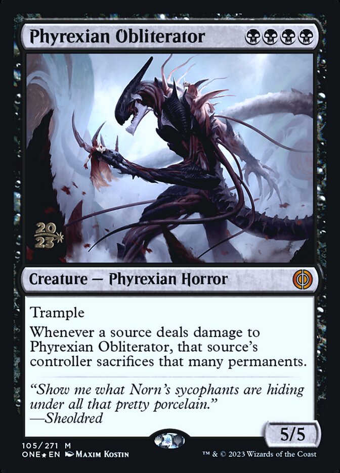 Magic the Gathering Card - Phyrexian Obliterator - MTG Circle