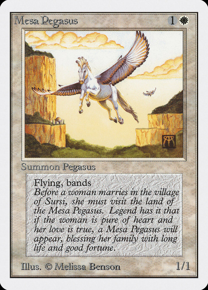 Magic the Gathering Card - Mesa Pegasus - MTG Circle
