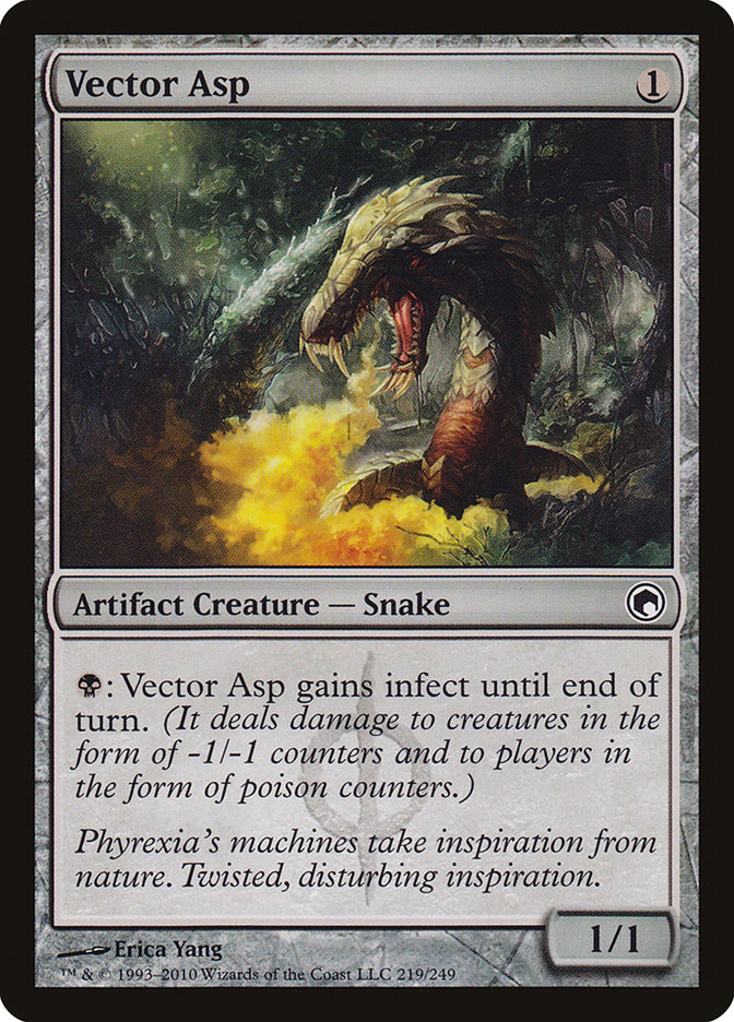 Magic the Gathering Card - Vector Asp - MTG Circle