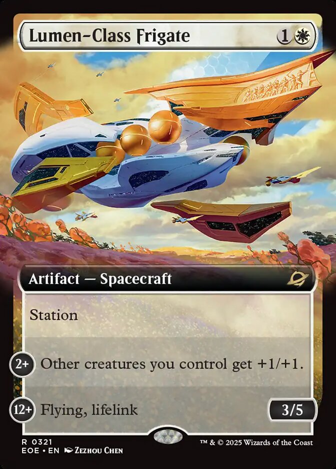 Magic the Gathering Card - Lumen-Class Frigate - MTG Circle