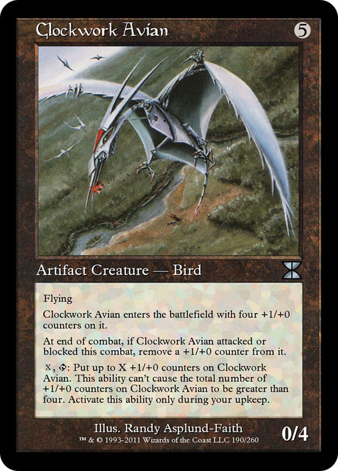 Magic the Gathering Card - Clockwork Avian - MTG Circle