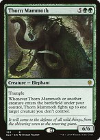 Magic the Gathering Card - Thorn Mammoth - MTG Circle