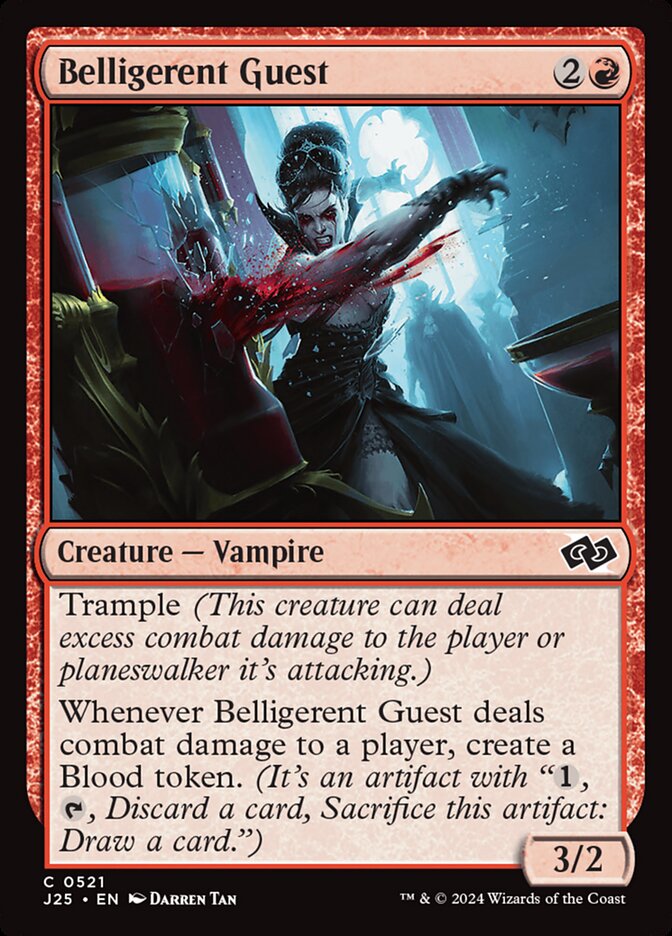 Magic the Gathering Card - Belligerent Guest - MTG Circle