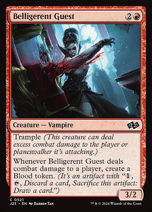Magic the Gathering Card - Belligerent Guest - MTG Circle