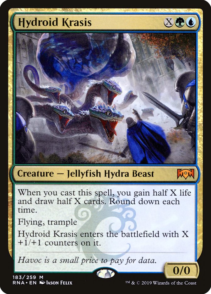 Magic the Gathering Card - Hydroid Krasis - MTG Circle