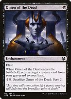 Magic the Gathering Card - Omen of the Dead - MTG Circle