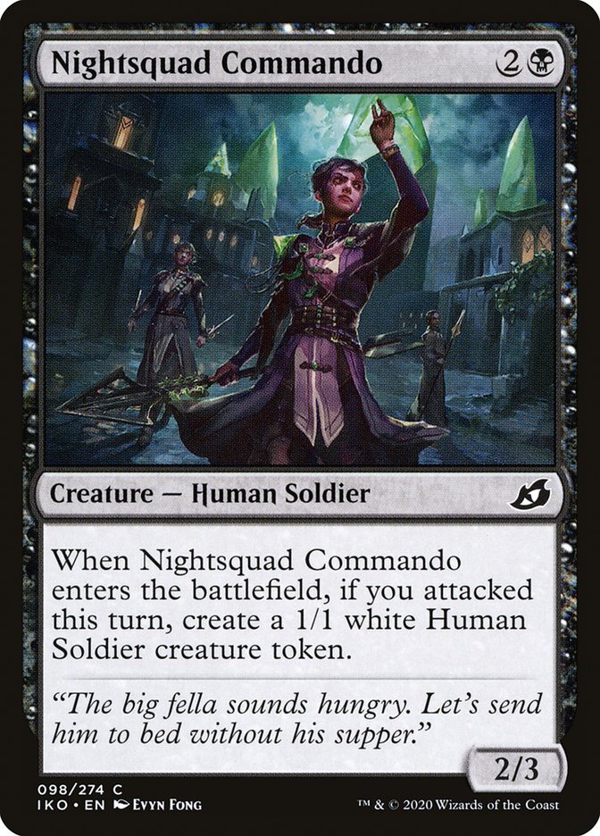 Magic the Gathering Card - Nightsquad Commando - MTG Circle