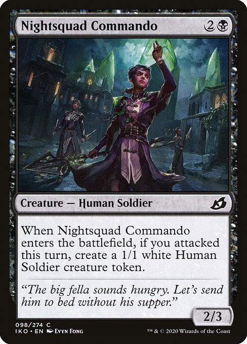 Magic the Gathering Card - Nightsquad Commando - MTG Circle