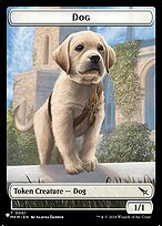 Magic the Gathering Card - Dog - MTG Circle