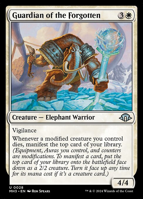 Magic the Gathering Card - Guardian of the Forgotten - MTG Circle