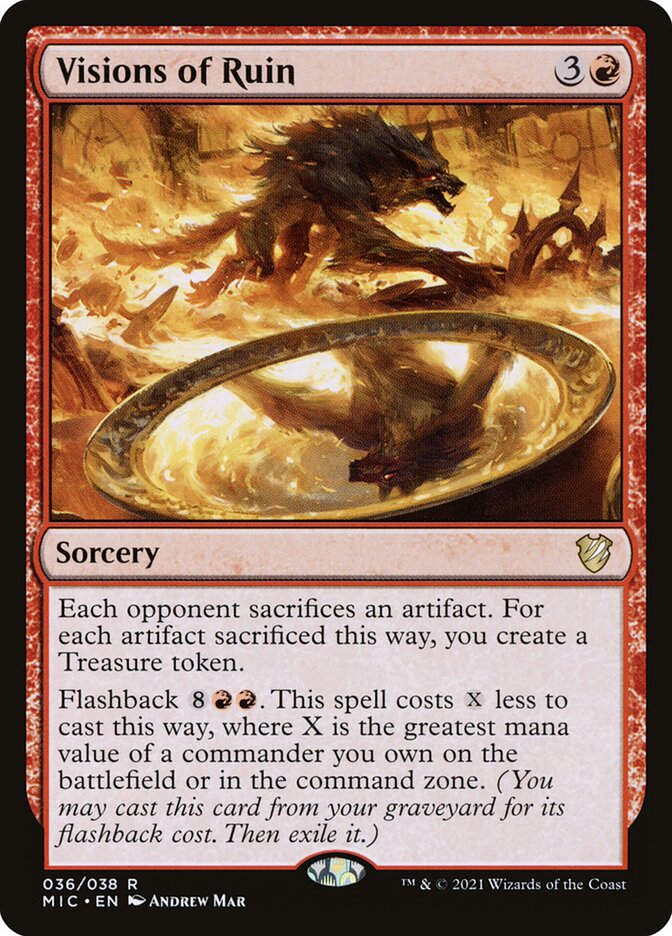Magic the Gathering Card - Visions of Ruin - MTG Circle