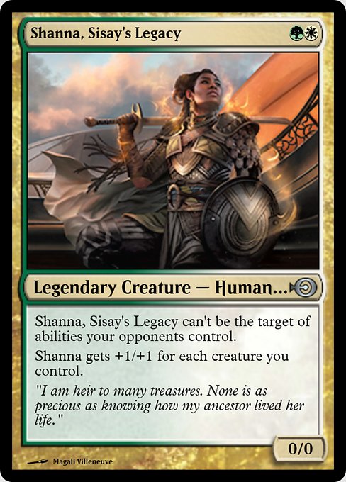 Magic the Gathering Card - Shanna, Sisay's Legacy - MTG Circle