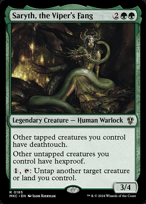 Magic the Gathering Card - Saryth, the Viper's Fang - MTG Circle