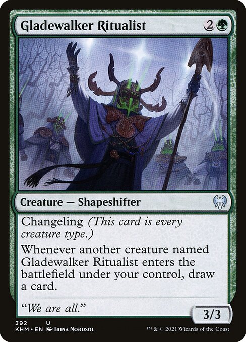Magic the Gathering Card - Gladewalker Ritualist - MTG Circle
