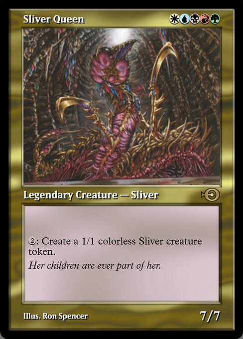 Magic the Gathering Card - Sliver Queen - MTG Circle