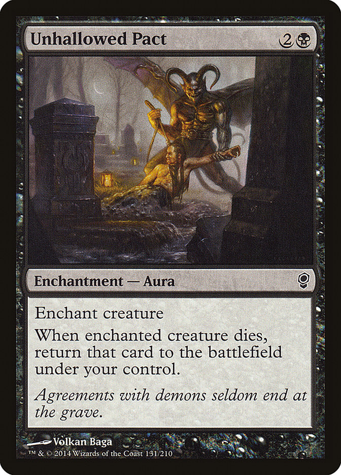 Magic the Gathering Card - Unhallowed Pact - MTG Circle