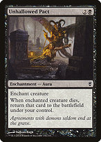 Magic the Gathering Card - Unhallowed Pact - MTG Circle