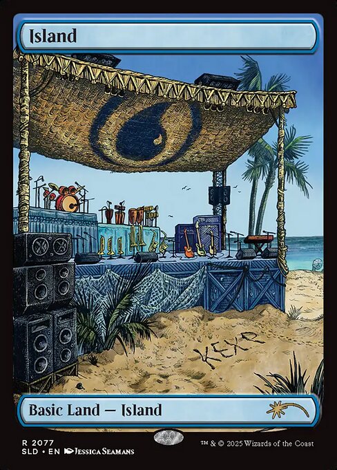 Magic the Gathering Card - Island - MTG Circle