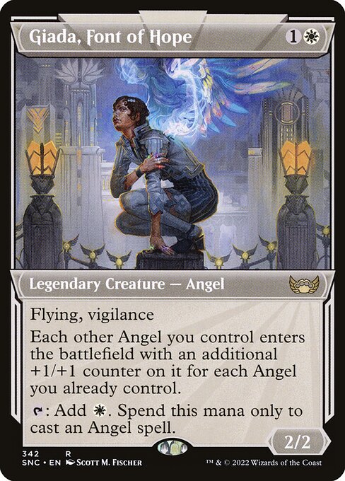 Magic the Gathering Card - Giada, Font of Hope - MTG Circle