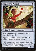 Magic the Gathering Card - Inquisitive Puppet - MTG Circle