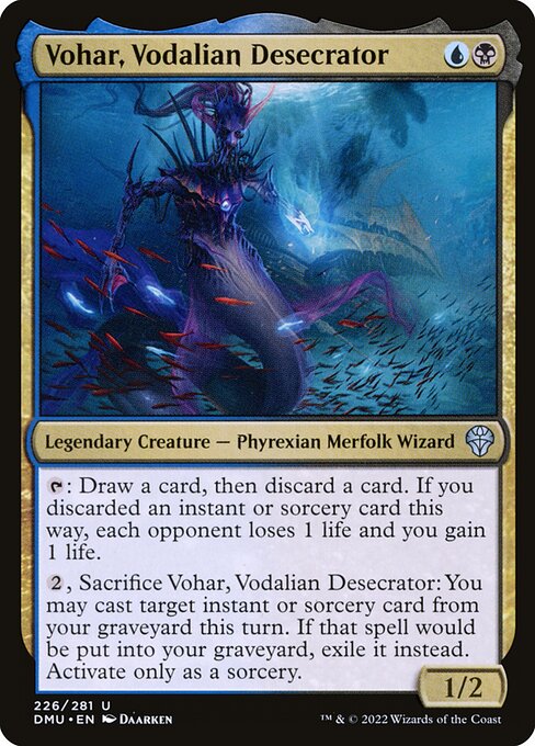 Magic the Gathering Card - Vohar, Vodalian Desecrator - MTG Circle