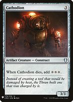 Magic the Gathering Card - Cathodion - MTG Circle