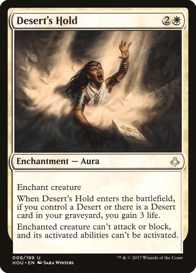 Magic the Gathering Card - Desert's Hold - MTG Circle
