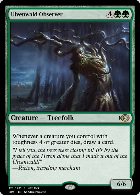 Magic the Gathering Card - Ulvenwald Observer - MTG Circle